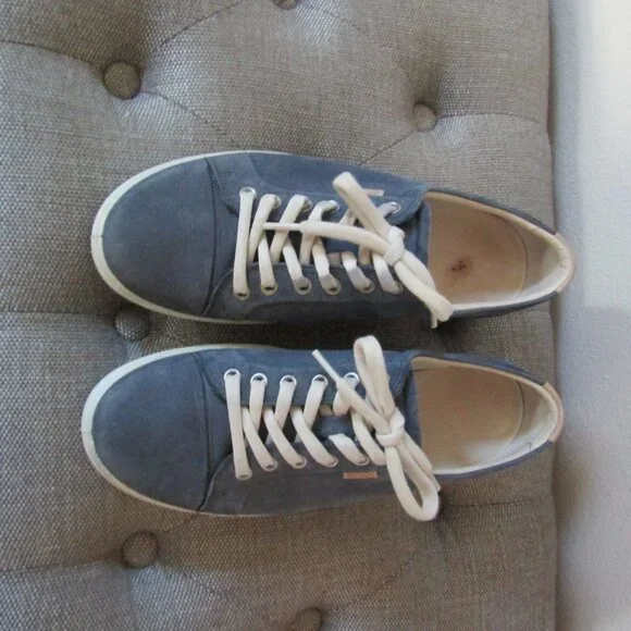 ECCO Nubuck Leather Sneaker EU 40/US 9 - Picture 4 of 13